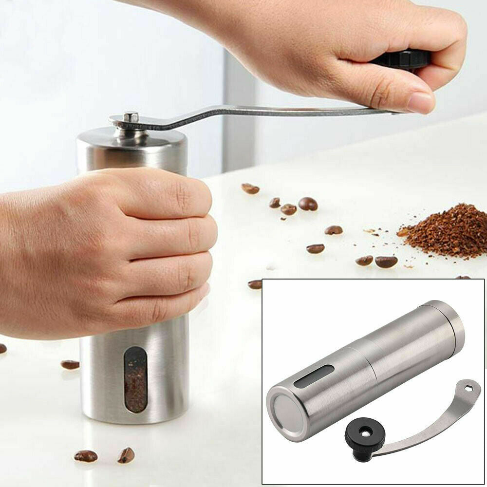 Coffee Grinder Steel with Ceramic Burr Bean Mill