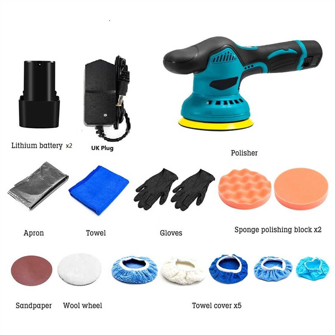 Polisher Buffer Cordless Car Furniture Polishing Machines Electric Polisher