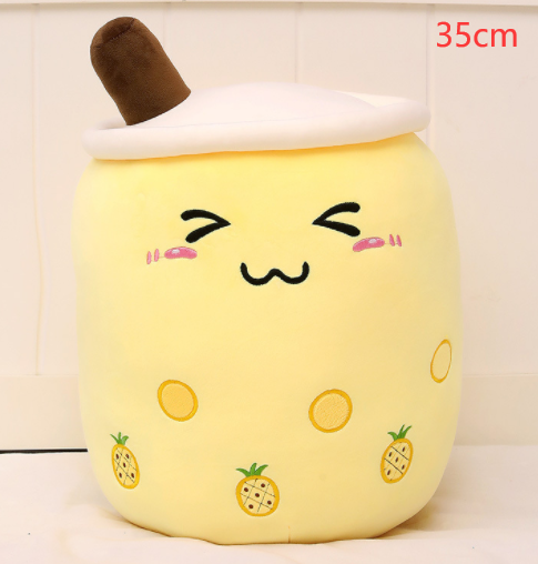 Tea Cup Toy Bubble Tea Pillow Cushion Kids Gift