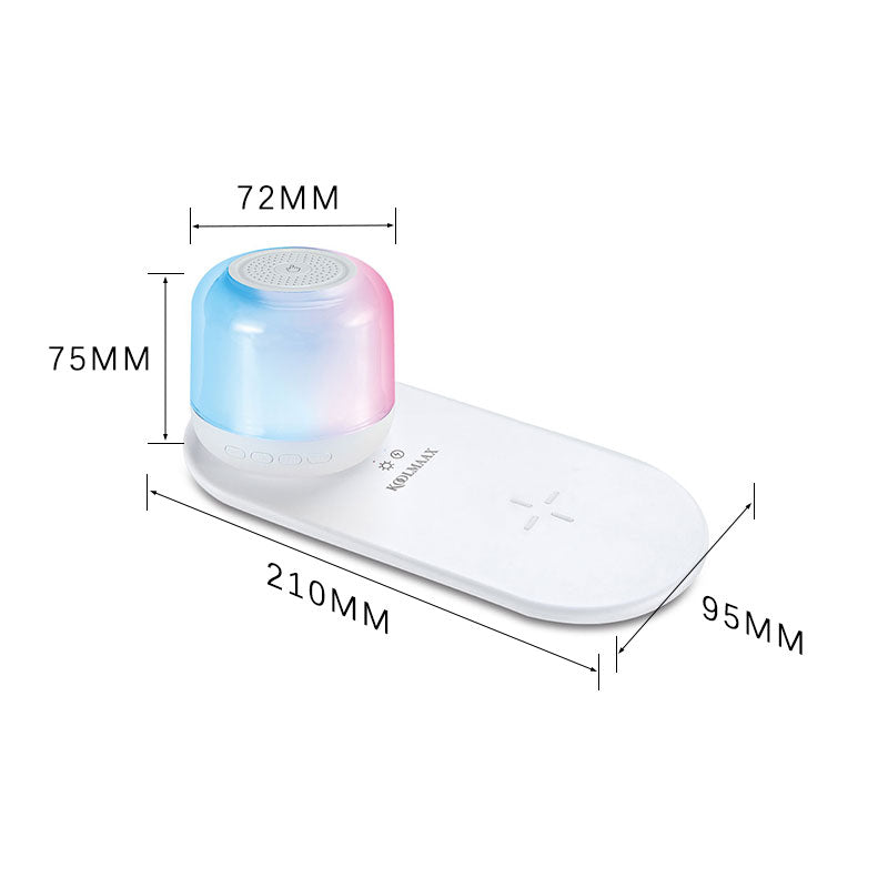 Koolmaax 2023 Night Light Charger 3 In 1 With Bedside Lamp Versatile New Trend