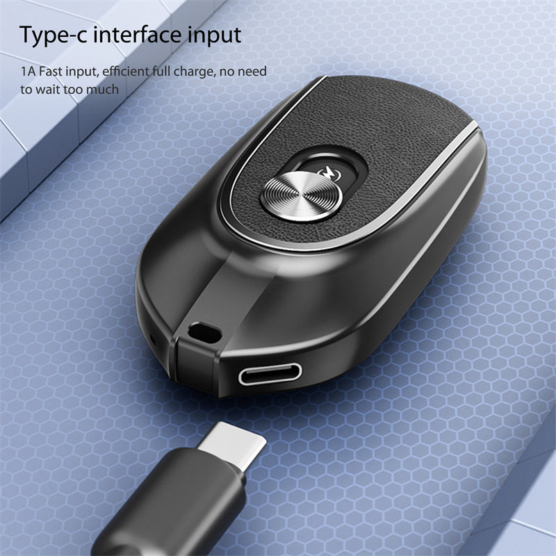 2 In 1 Mini Keychain Power Bank Booster