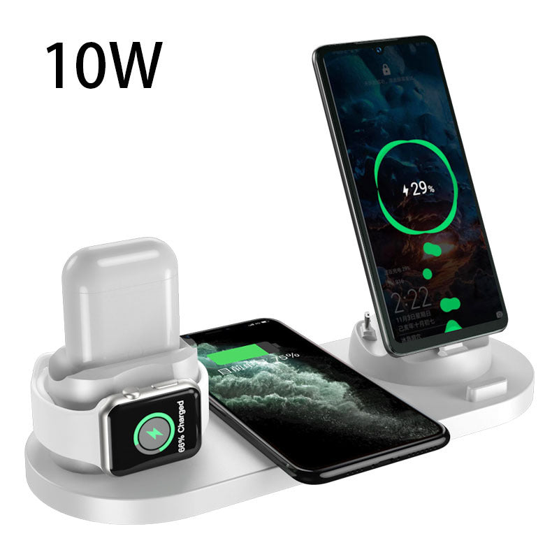 Wireless Charger For IPhone Watch Pods 6 In 1 Charging Dock Station