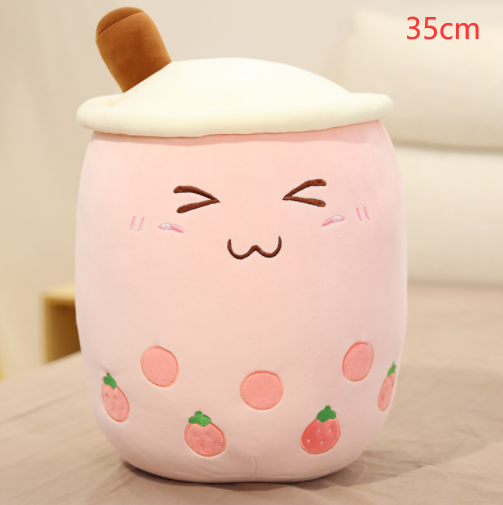 Tea Cup Toy Bubble Tea Pillow Cushion Kids Gift