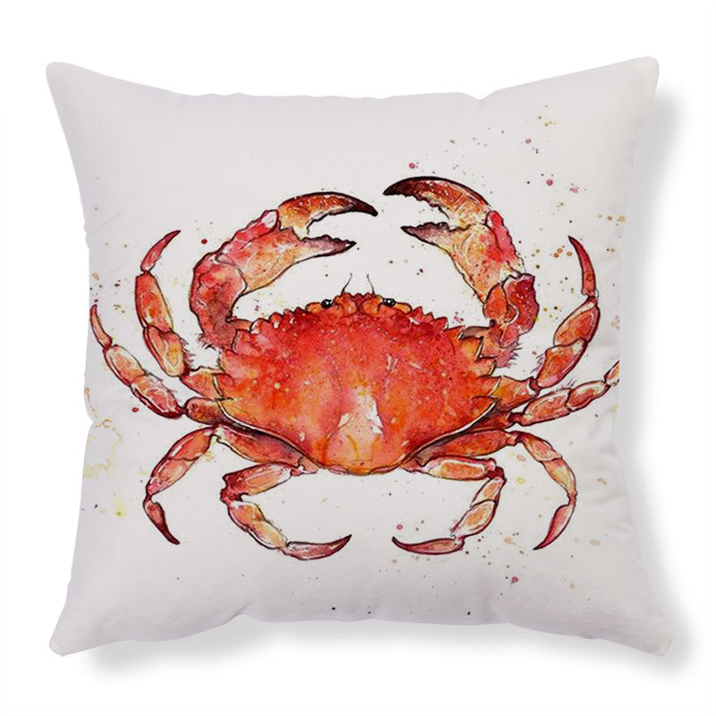 Covers Sea Printed Throw Pillow Cases