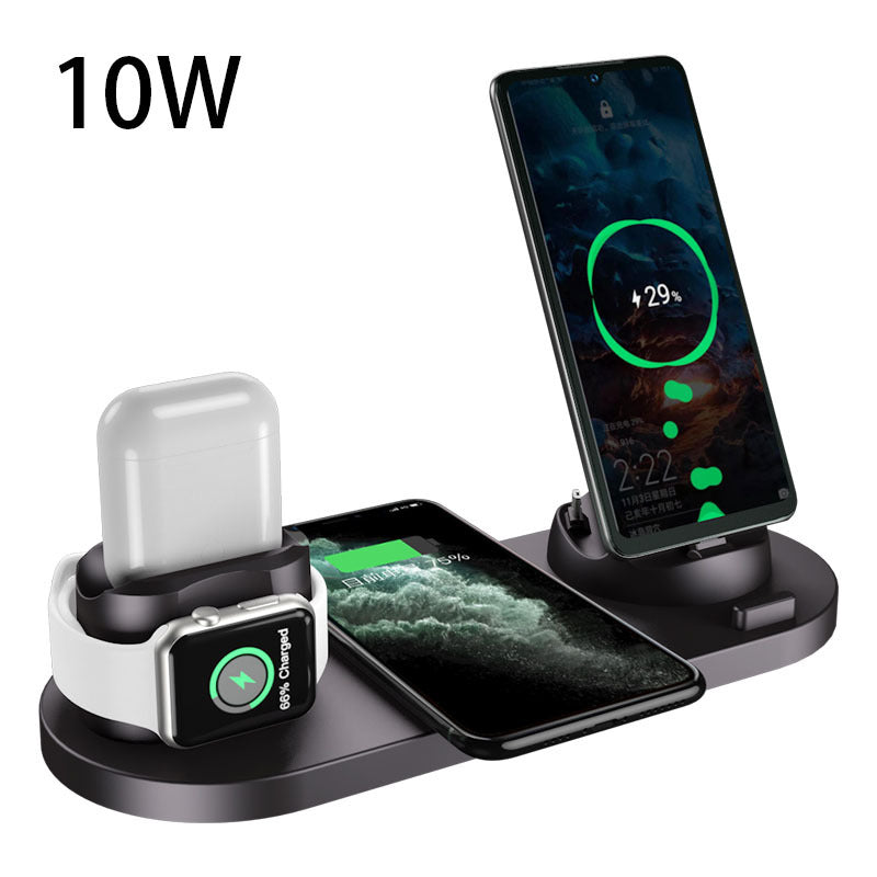 Wireless Charger For IPhone Watch Pods 6 In 1 Charging Dock Station