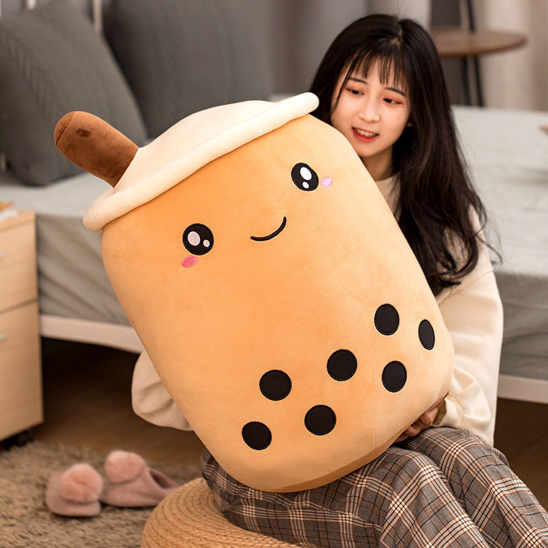 Tea Cup Toy Bubble Tea Pillow Cushion Kids Gift