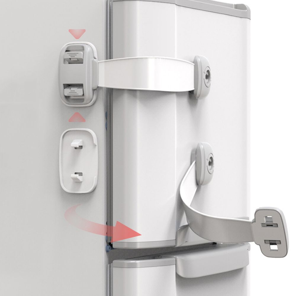 Home and Baby Safety Protection Locks and Latches Anti-Clip for Doors, closets and cabinets