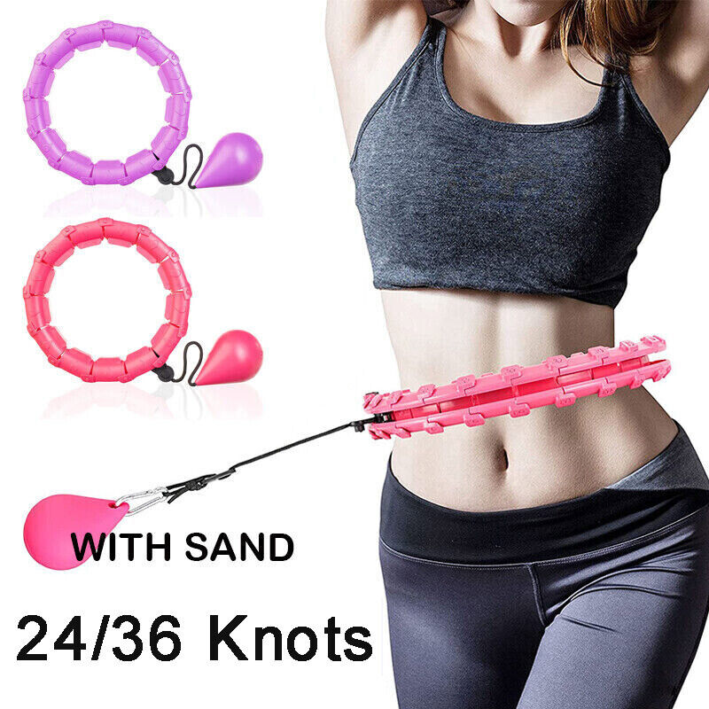 24,36 Knots Weighted Hulahoop  Smart Hoola Thin Waist Fitness Weight Loss