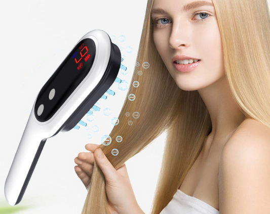 Electric Head Massager and LED Magnetic Therapy Hair Growth Comb