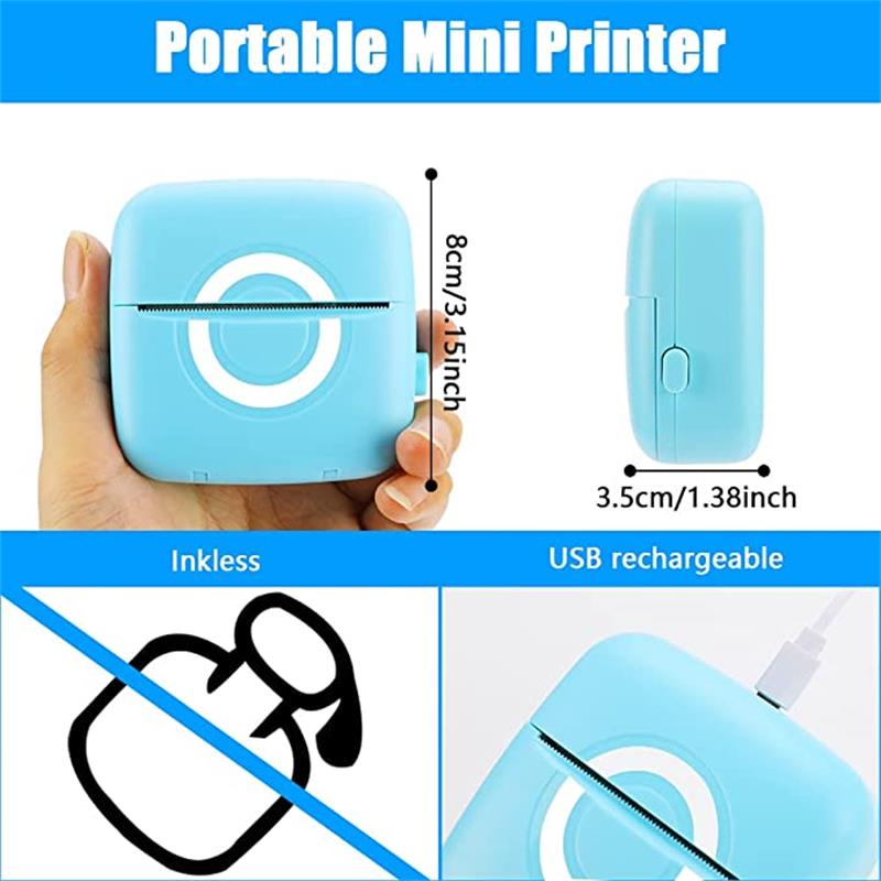 Portable Mini Label Printer Wireless