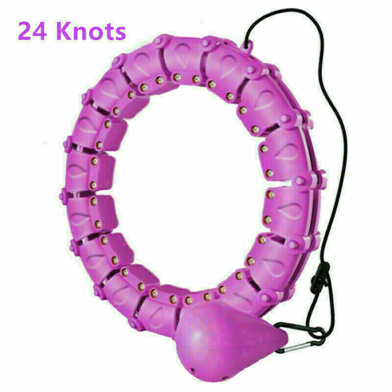 24,36 Knots Weighted Hulahoop  Smart Hoola Thin Waist Fitness Weight Loss