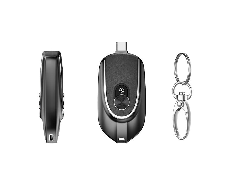 2 In 1 Mini Keychain Power Bank Booster